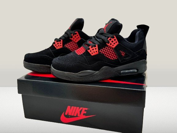 Jordan 4 Red with nike box