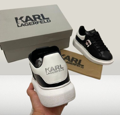 Modern Karl Lagerfeld shoes with Karl name
