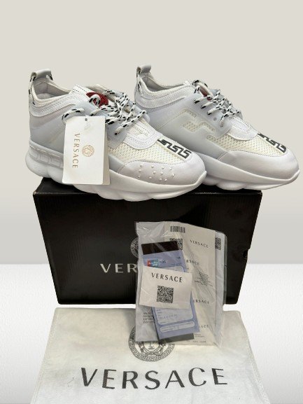 Women’s Versace Chain Reaction White sneakers