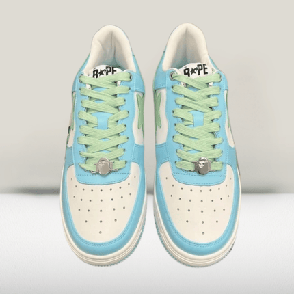 Bapesta Low Blue&Green [60% Off-New]