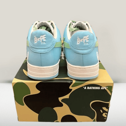 Bapesta Low Blue&Green [60% Off-New]