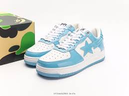 Bapesta Low Blue [60% OFF-NEW]