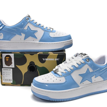 Bapesta Low Blue [60% OFF-NEW]
