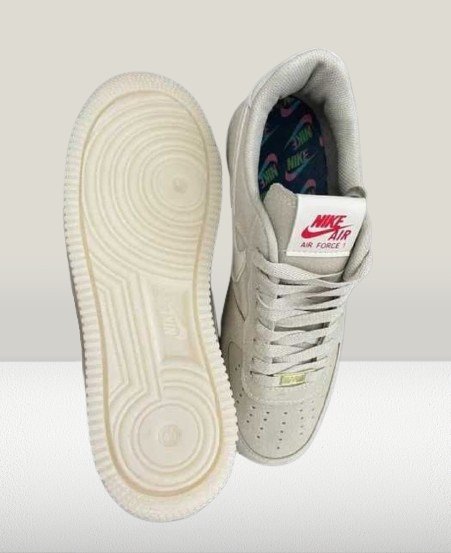 Backside view of Nike Air Force 1 