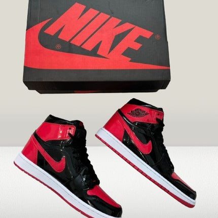 Classic Bred colorway Jordan 1 Patent-Bred sneakers