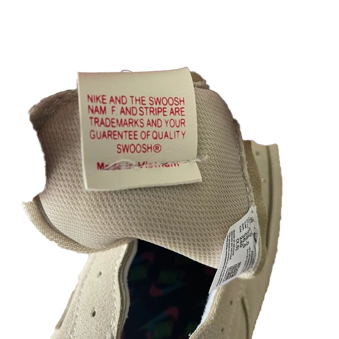 Inside view of Nike Air Force 1 