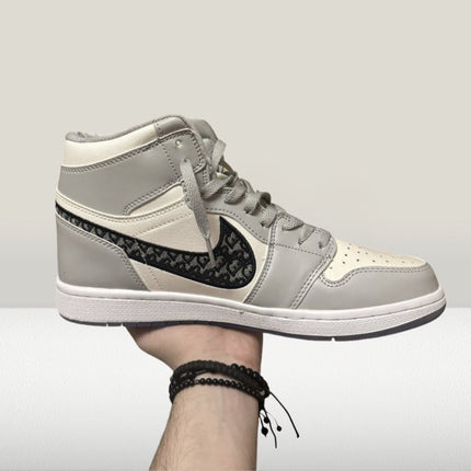 Jordan 1 High Sneakers with nike logo