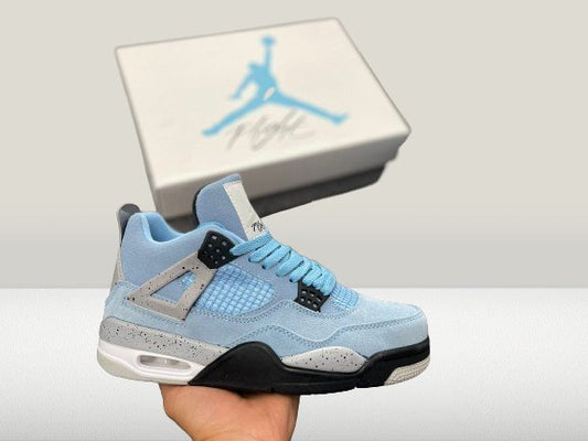 Jordan 4 University Blue sneakers side view