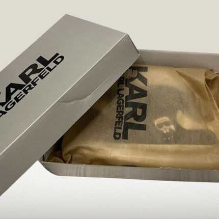 Modern Karl Lagerfeld shoes in the box