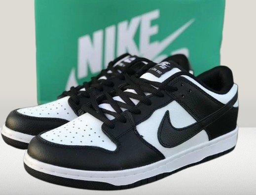 Nike Dunk Low footwear with classic look