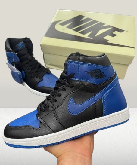 Original 1985-inspired Jordan 1 Royal Blue retro sneakers