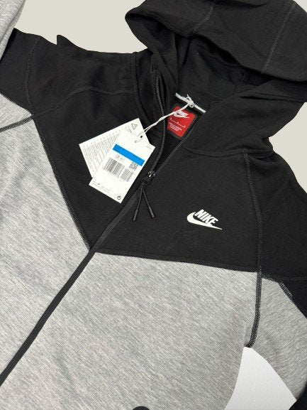 Partea superioară Nike Tech Fleece GRI-NEGRU