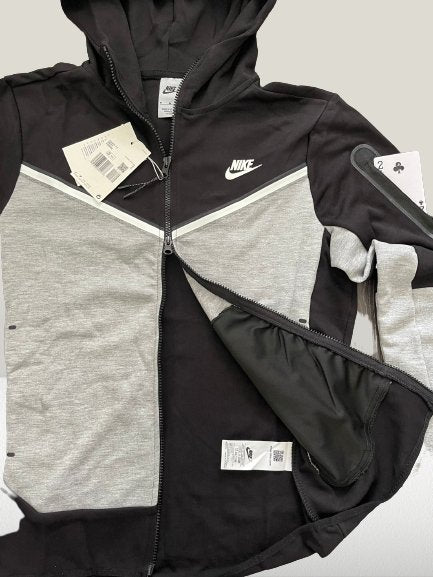 Partea superioară Nike Tech Fleece GRI - NEGRU