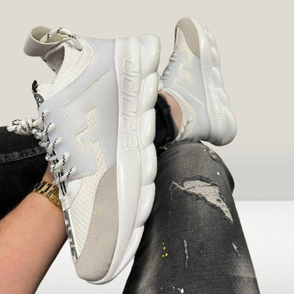 Side profile of Versace Chain  Shoes