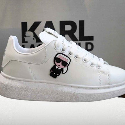 Side profile of karl lagerfeld sneakers