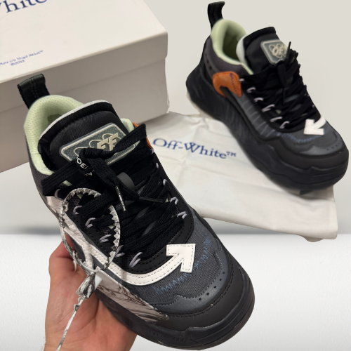 Stylish OFF-White Odsy 1000 sneakers in  black color scheme