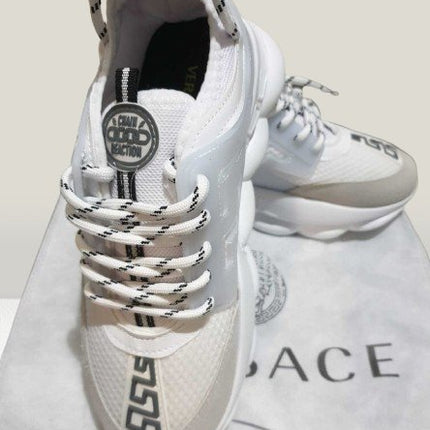Top view of Versace Chain Sneakers 