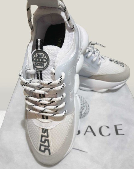 Top view of Versace Chain Sneakers 