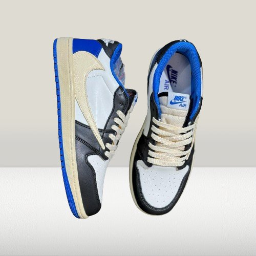 Travis Scott Dunk Lows top-down view