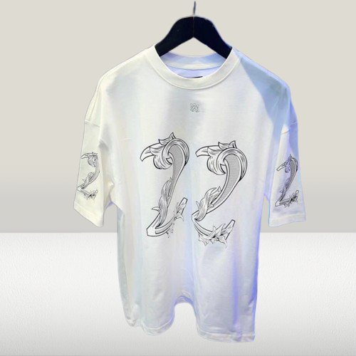 Tricou AMIRI alb - stilist