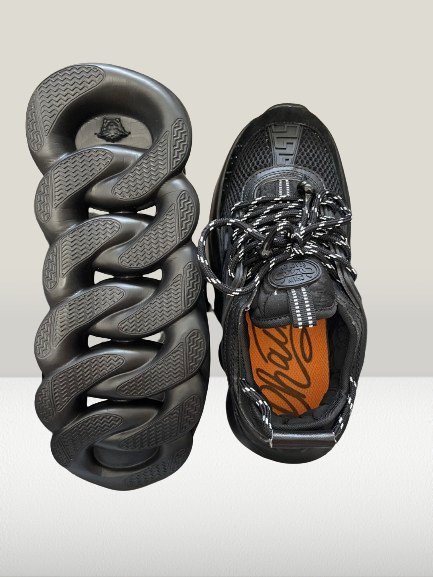Versace Chain Reaction Black backside view