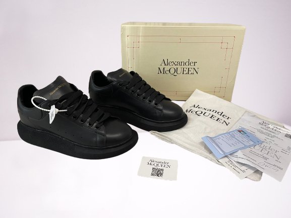 Versatile all-black Alexander McQueen Shoes