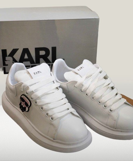 White leather Karl Lagerfeld Sneakers