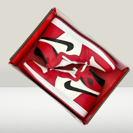 Jordan 1 Chicago - Red [LICHIDARE STOC] - ShoeResidenceJordan 1 Retro High Chicago displayed in its original shoeboxJordan 136adidasadidas alte.adidasi barbati jordan 19