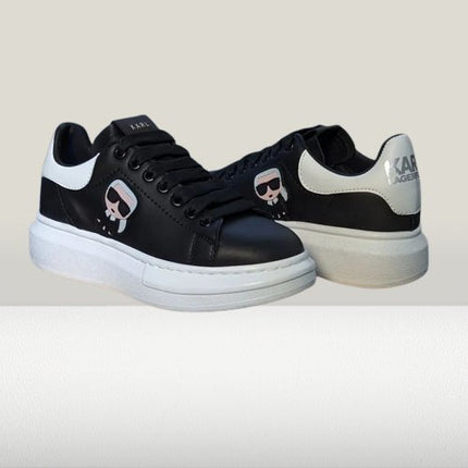 Karl Lagerfeld - Black Leather [40% OFF] - ShoeResidenceUnisex Karl Lagerfeld shoesKarl Lagerfeld36adidas alb karl lagerfeldadidas negurAdidasi Dama Karl13