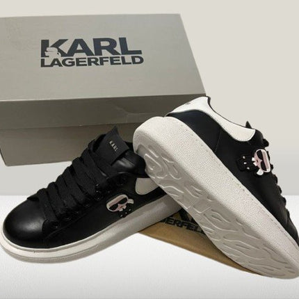 Karl Lagerfeld - Black Leather [40% OFF] - ShoeResidence Karl Lagerfeld shoes back side viewKarl Lagerfeld36adidas alb karl lagerfeldadidas negurAdidasi Dama Karl5