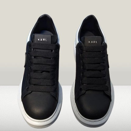 Karl Lagerfeld - Black Leather [40% OFF] - ShoeResidenceKarl Lagerfeld iconic shoesKarl Lagerfeld36adidas alb karl lagerfeldadidas negurAdidasi Dama Karl10