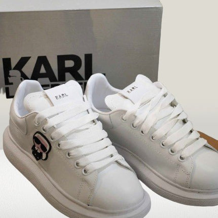 Karl Lagerfeld Sneakers Full - White [NOU] - ShoeResidenceWhite leather Karl Lagerfeld SneakersKarl Lagerfeld36adidas albadidas alb karl lagerfeldadidas karl lagerfeld6