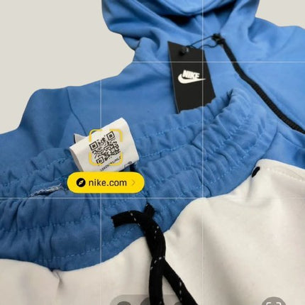 Nike Tech Fleece Baby - Blue 2025 [Full - Set] - ShoeResidenceDetalii cod de bare Nike Tech Fleece albastru deschisNike TechSalbalb compleualb fleece10