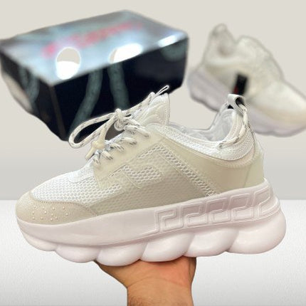 Versace Chain - Reaction Alb PIELE NATURALĂ [FULL - BOX + ACCESORII] - ShoeResidenceVersace Chain Reaction alb, adidași Versace Chain Reaction albi, Versace Chain Reaction de vânzare, Versace Chain Reaction originali, Versace Chain Reaction online, cumpără Versace Chain Reaction alb, pantofi sport Versace Chain Reaction alb, VeVersace36