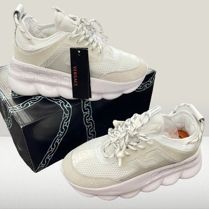 Versace Chain - Reaction Alb PIELE NATURALĂ [FULL - BOX + ACCESORII] - ShoeResidenceVersace Chain Reaction alb, adidași Versace Chain Reaction albi, Versace Chain Reaction de vânzare, Versace Chain Reaction originali, Versace Chain Reaction online, cumpără Versace Chain Reaction alb, pantofi sport Versace Chain Reaction alb, VeVersace36